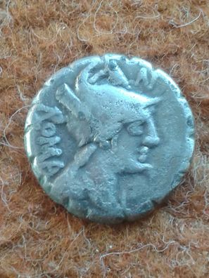 Rom Republik Silber Denar C. Poblicius Q.F. 78-77 v. Chr. - 2,79g