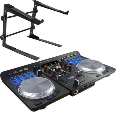 Hercules Universal DJ Controller + Laptopständer