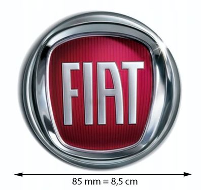 Neu Original Emblem Zeichen Logo Badge 85 MM 8,5 CM Fiat Panda Punto Evo