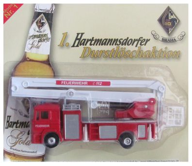 Hartmannsdorfer Brauerei Nr.25 - Durstlöschaktion - MAN - Feuerwehr Hebebühne #