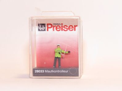 Preiser 28033 - Mautkontrolleur - HO - 1:87 - Originalverpackung