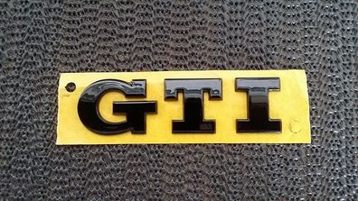 Original Volkswagen golf7 Schriftzug GTI Heck Logo Emblem schwarz glänzend neu ...
