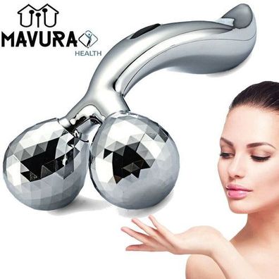 Mavurahealth 3D Mini Gesicht Massage Roller Gesichtsroller Gesicht Massagegerät
