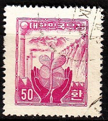 KOREA Süd SOUTH [1955] MiNr 0203 ( O/ used )
