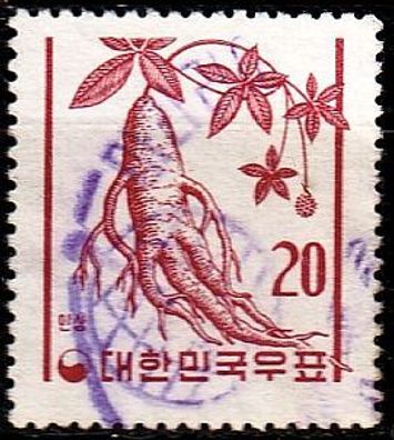KOREA Süd SOUTH [1961] MiNr 0333 ( O/ used ) Pflanzen