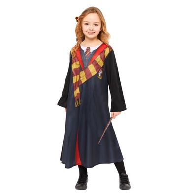 Harry Potter Kinderkostüm Hermine Dlx-Set Alter 4-6 Jahre Hogwarts Gewand Robe