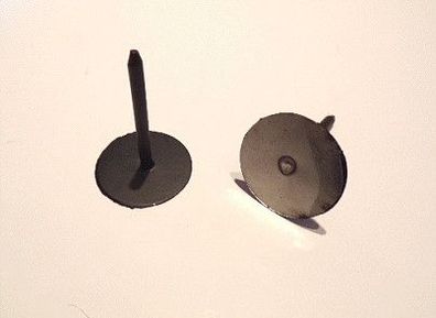 Teelichthalter mit Spieß Metall Stab schwarz 2 Stück Set