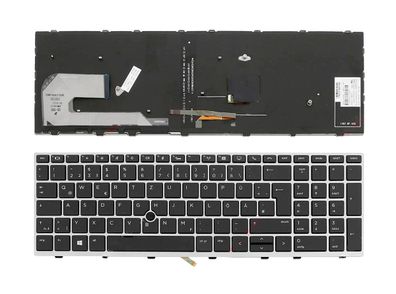 Tastatur HP EliteBook 755 850 G5 G6 ZBook 15u G5 beleuchtet Backlit Beleuchtung