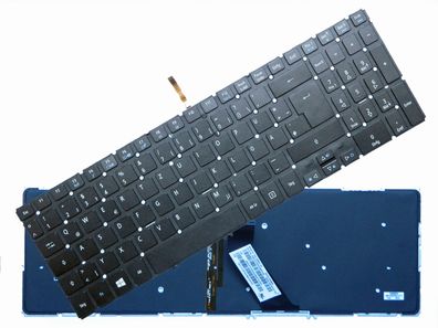 Acer Aspire V5-572 V5-572G V5-573 V5-573G Beleuchtet Backlit QWERTZ DE Tastatur