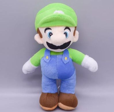 Super Mario Luigi Plüsch Figur Stofftier Kuscheltier 20 cm NEU