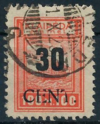 MEMEL 1923 Nr 196 gestempelt gepr. X472DB6