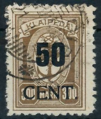 MEMEL 1923 Nr 198 gestempelt gepr. X472E0E