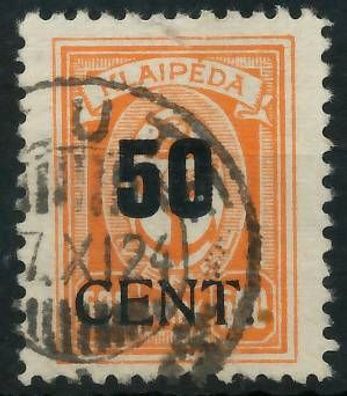 MEMEL 1923 Nr 200 gestempelt gepr. X472E16