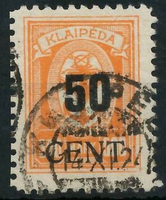 MEMEL 1923 Nr 200 gestempelt gepr. X472E26