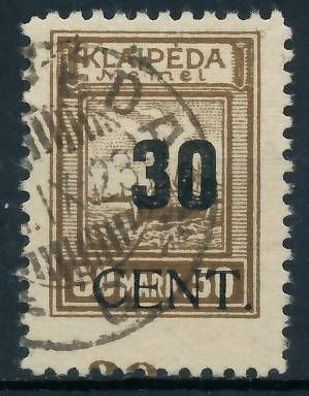 MEMEL 1923 Nr 194 gestempelt gepr. X472E5E