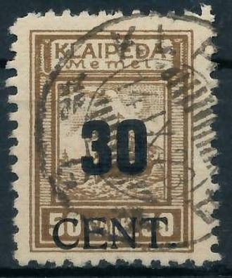 MEMEL 1923 Nr 194 gestempelt gepr. X472E52