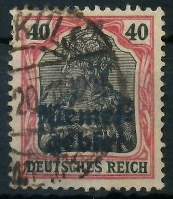 MEMEL 1920 Germania Nr 6 gestempelt gepr. X472F4E