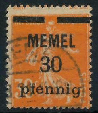 MEMEL 1920 Nr 21x gestempelt gepr. X47307A