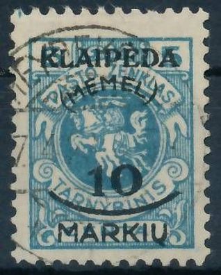 MEMEL 1923 Nr 124 zentrisch gestempelt gepr. X4788CE