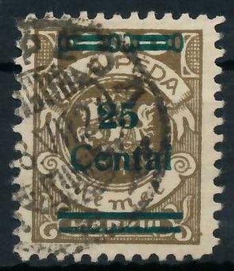 MEMEL 1923 Nr 220Ie gestempelt gepr. X4789C6