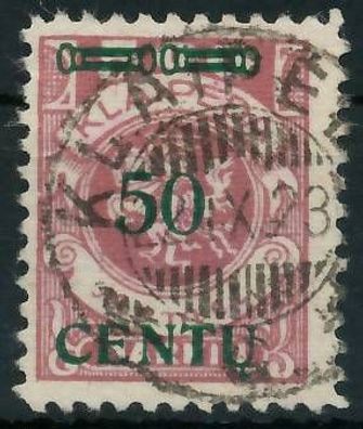 MEMEL 1923 Nr 173AI zentrisch gestempelt gepr. X478AC2