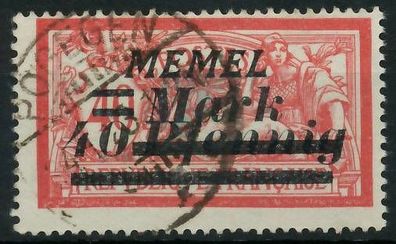 MEMEL 1922 Nr 119 gestempelt X478B1A