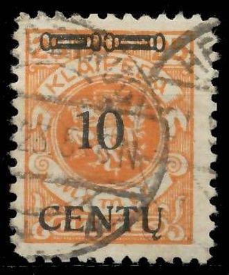 MEMEL 1923 Nr 169AI gestempelt gepr. X478B5E