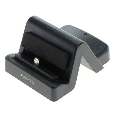 digibuddy - USB Dockingstation 1401 passend für Sony PS4 Controller - schwarz
