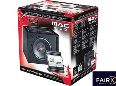 MAC AUDIO Mac Xtreme 2000 Bassreflex-Subwoofer Inkl. Verstärker