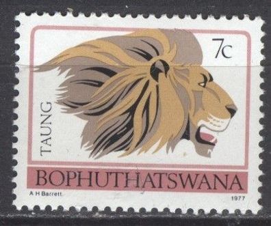 Bophuthatswana Mi 7 postfr Löwe mot4562