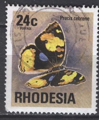 Rhodesien Mi 179 gest Schmetterling mot4580
