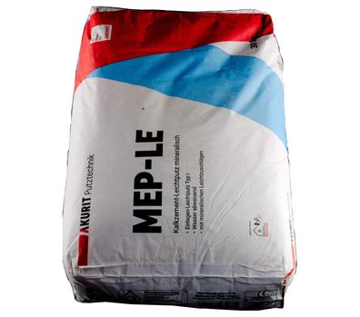 MEP LE mineralischer Leichtputz Kalk-Zement Basis Aussen& Innen 5 Kilo Beutel
