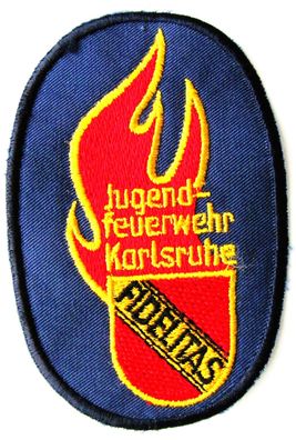 Jugendfeuerwehr Feuerwehr Karlsruhe - Fidelitas - Ärmelabzeichen - Abzeichen