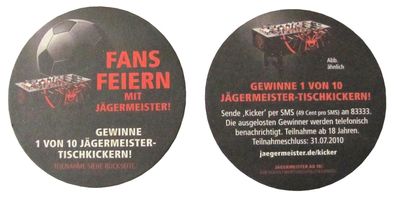 Jägermeister - Fans Feiern - 100 Bierdeckel - 10 cm