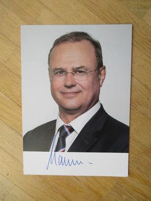 Schleswig-Holstein Minister CDU Claus Christian Claussen - handsigniertes Autogramm!!