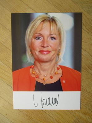 Hessen Ministerin CDU Prof. Dr. Kristina Sinemus - handsigniertes Autogramm!!!