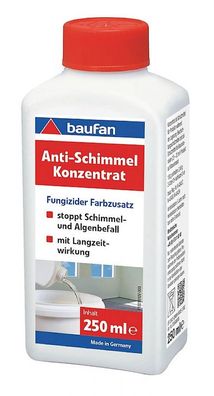 Baufan® Anti-Schimmel-Konzentrat 250 ml stoppt Schimmel- und Algenbefall