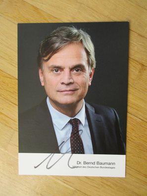MdB AfD Politiker Dr. Bernd Baumann - handsigniertes Autogramm!!!