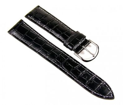 Casio Ersatzband Uhrenarmband Leder 20mm schwarz MTP-1303L