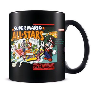 Nintendo Super Mario All Stars Kaffeetasse 315ml Tasse Mug Keramiktasse
