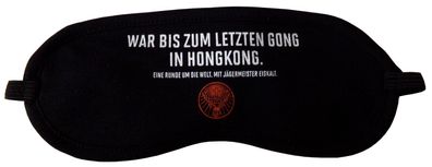 Jägermeister - War bis zum letzten Gong in HongKong - Schlafmaske