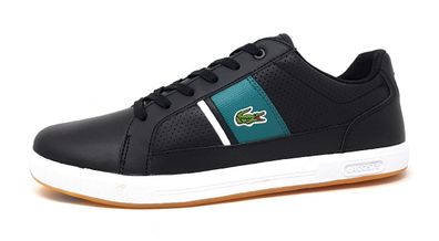 Lacoste Europa 120 1 SMA Herrenschuhe Sneaker Schwarz