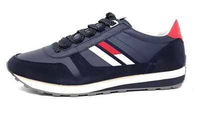 Tommy Hilfiger Retro Runner Herrenschuhe Blau Freizeit