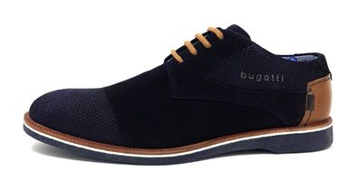 Bugatti City Melchiore Herrenschuhe Businessschuh Blau