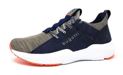 Bugatti Herrenschuhe Freizeitschuhe sportlicher Schnürer Grau