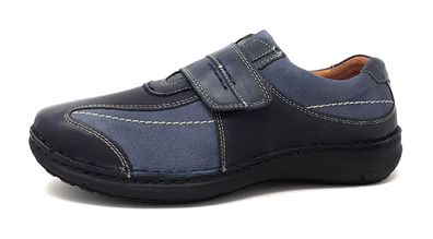 Josef Seibel Anvers 72 Herrenschuhe Slipper Blau