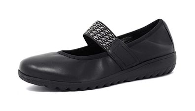 Caprice Da.-Schuh Damenschuhe Halbschuhe Mokassin Ballerina Schwarz Freizeit