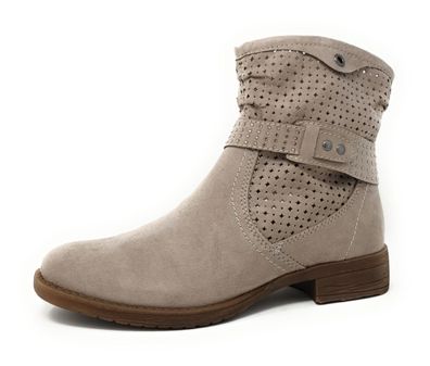 Jana Damenschuhe Stiefel Stiefelette Beige