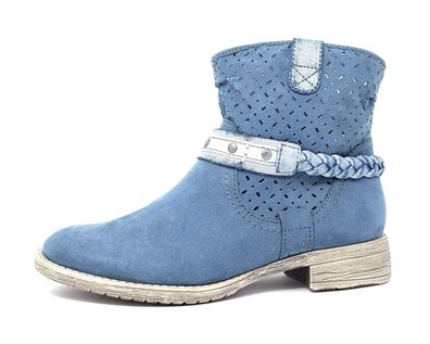 Jana Da.-Stiefel Damenschuhe Stiefel Stiefelette Blau Freizeit