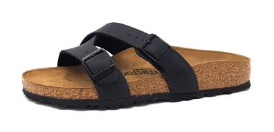 Birkenstock Yao Balance BF black Damenschuhe Pantoletten Bequem Schwarz